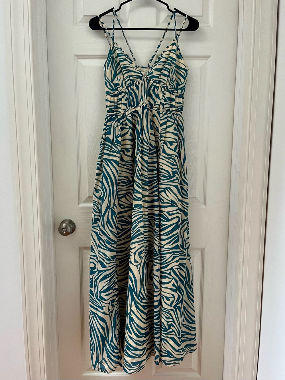 Banana Republic Rosalia Cotton and Silk Maxi Resort Dress